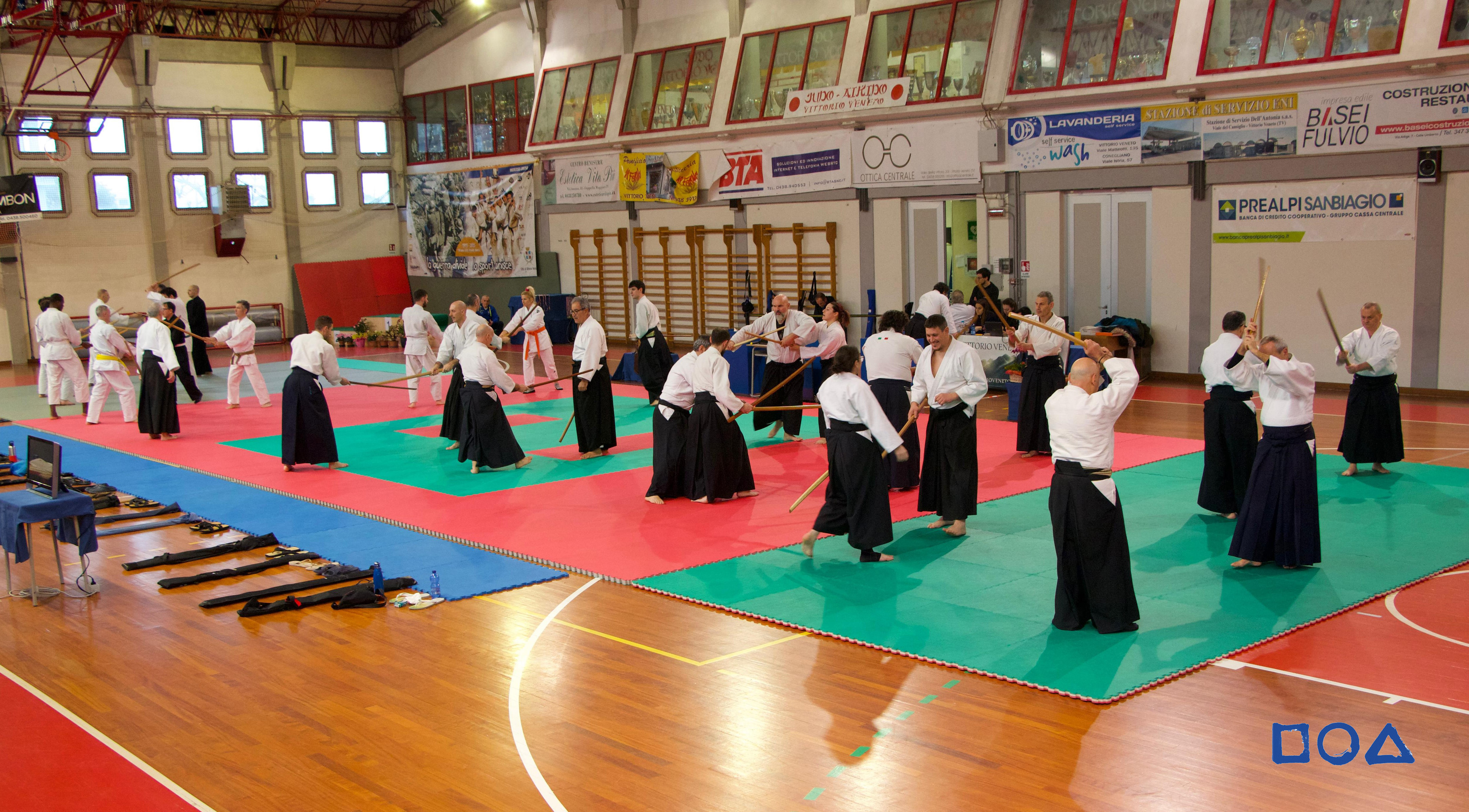 Concluso lo stage interregionale di Aikido a Vittorio Veneto