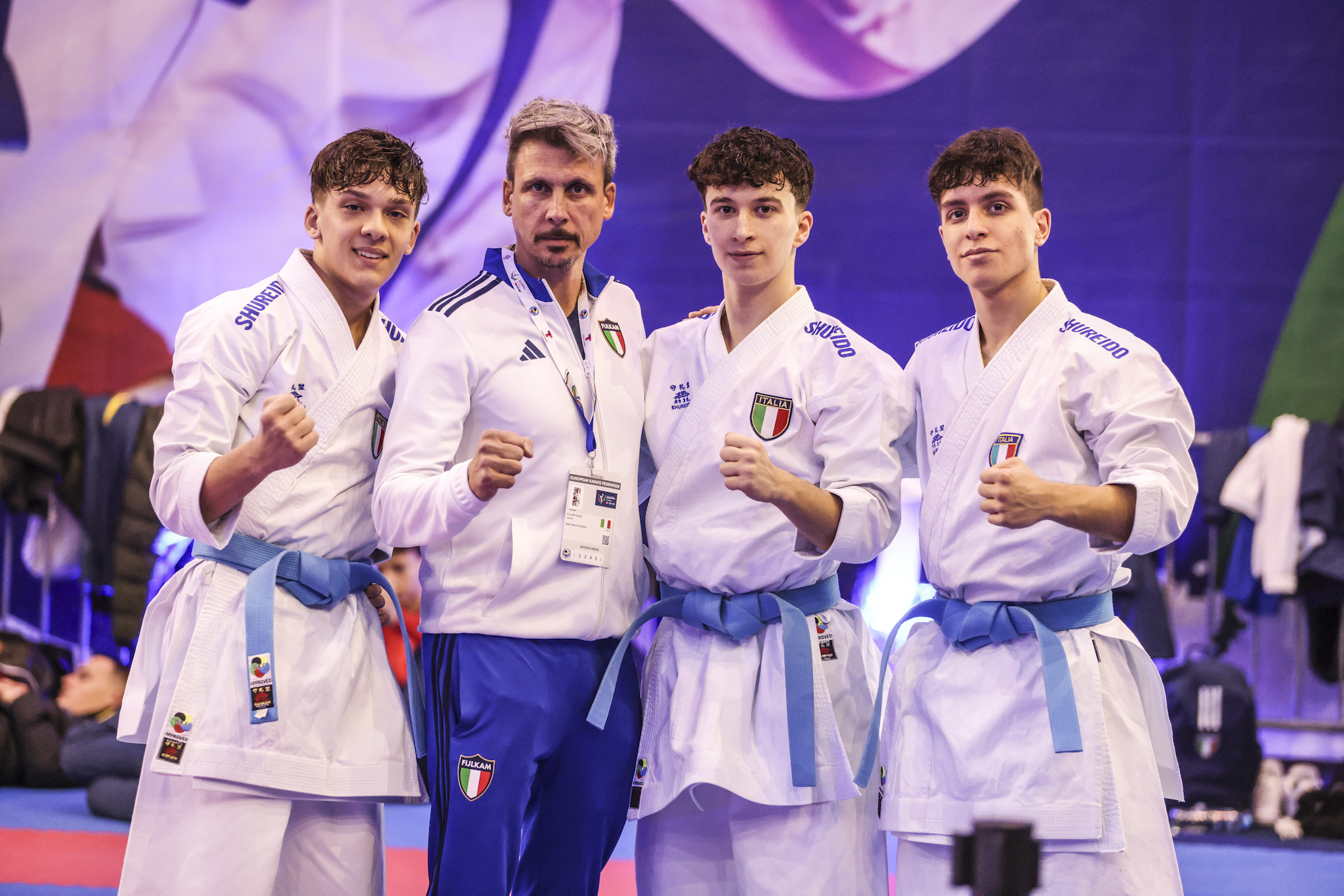 squadra kata M ORO Europei Giovanili 2025