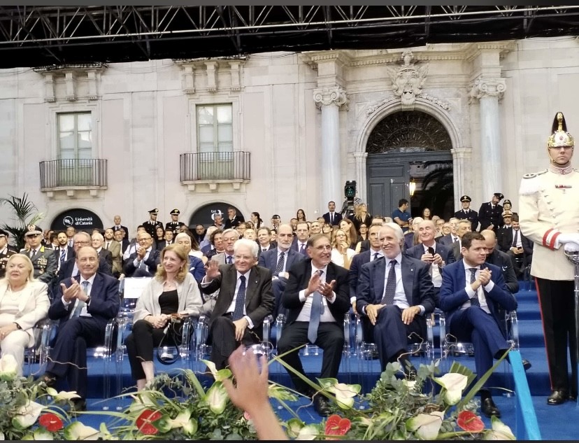 Foto Presidenti Mattarella La Russa e Malagò