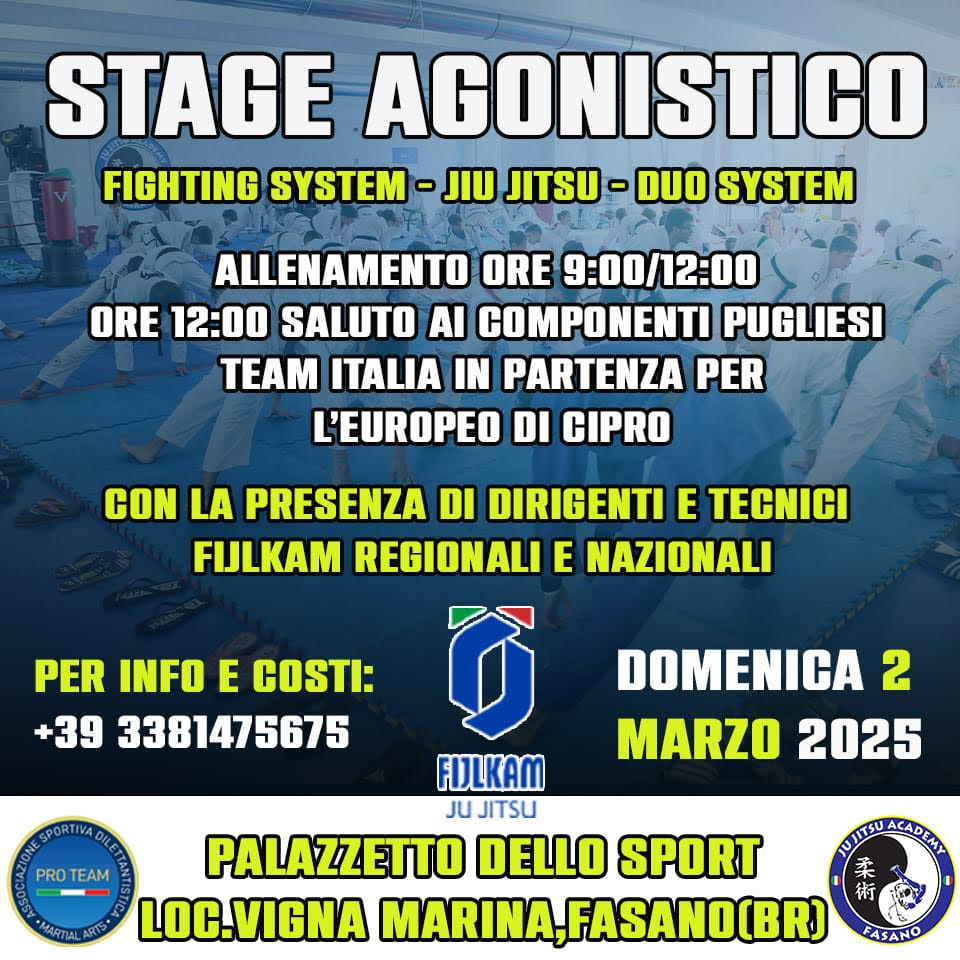 Stage Ju Jitsu 2 Marzo