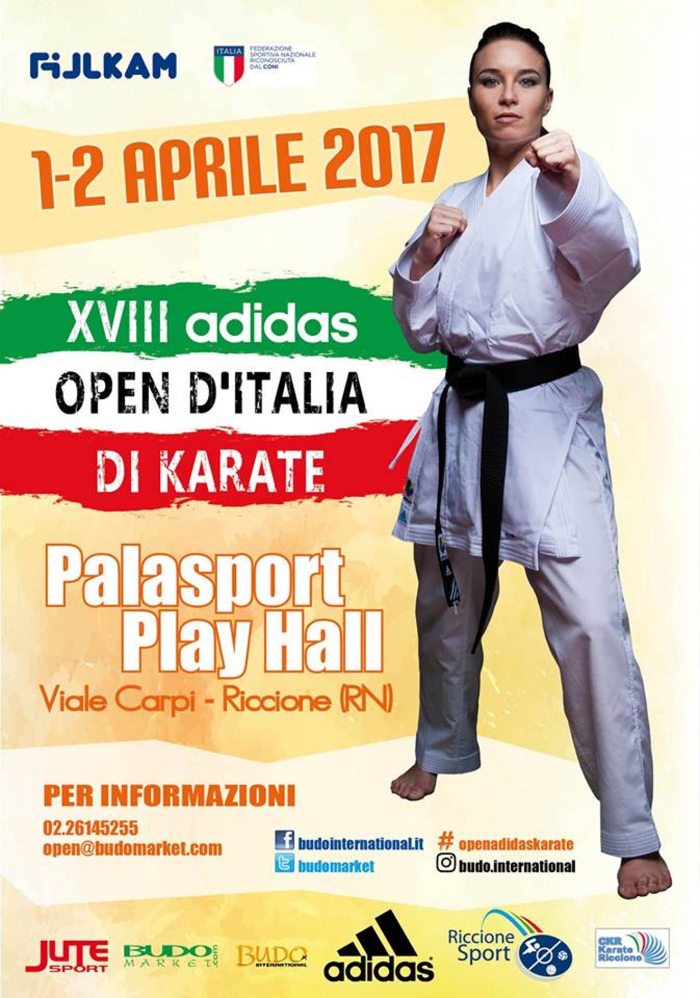 adidas open italia karate